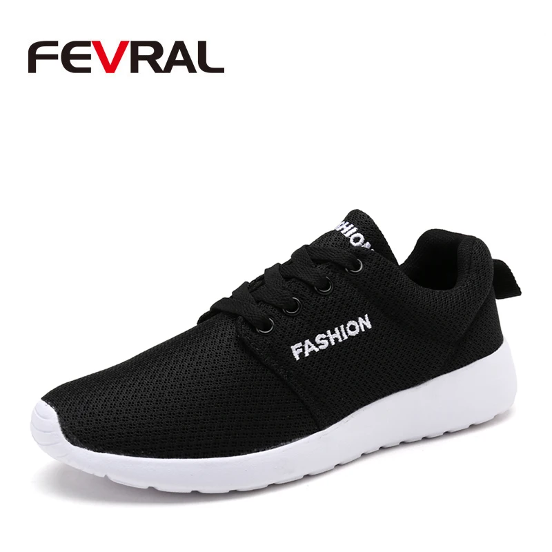 

FEARAL Brand Men Woman Sneakers Unisex Shoes For Ladies Female Footwear Lace-up Air Casual Mesh Shoes Breathable Summer Sneakers