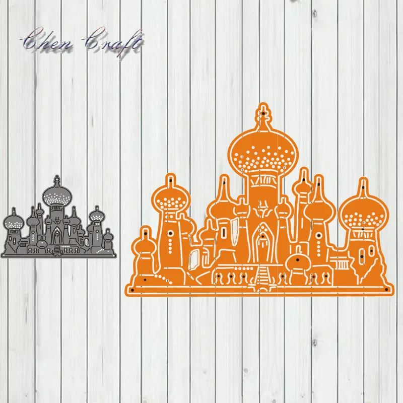 

Big castle Metal Cutting Dies Stencils for DIY Scrapbooking/photo album Decorative Embossing DIY Paper Cards
