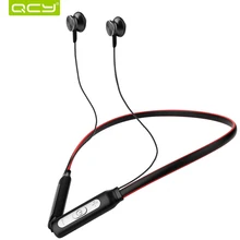 Discount! QCY BH1 wireless headphones IPX5 waterproof sports Bluetooth earphones lightweight neckband headset with MIC noise-cancellation