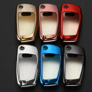 

Car Styling TPU Car Remote Controller Protection Smart Key Cover Fob Key Case Shell for AUDI A1 A3 A4 S3 S4 S5 TT Accessories