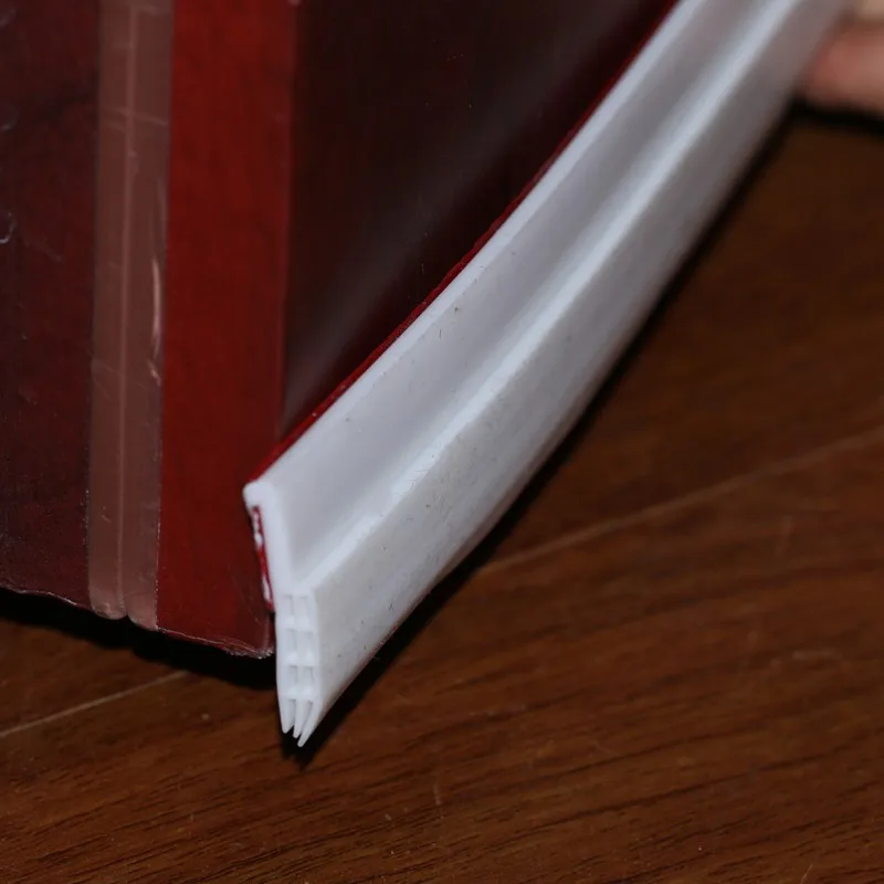 

1 M/PCS Silica gel Self-adhesive Doors sealing strip Underdoor Sweep Weather Stripping Door Bottom Seal Self-adhesive Seal Strip