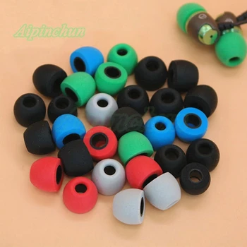

Aipinchun 2Pair Bullet Style M Size Earbud Eartip Memory Foam Sponge Ear Tip Earplug Cushion 5.5mm For In-Ear Earphone Headphone