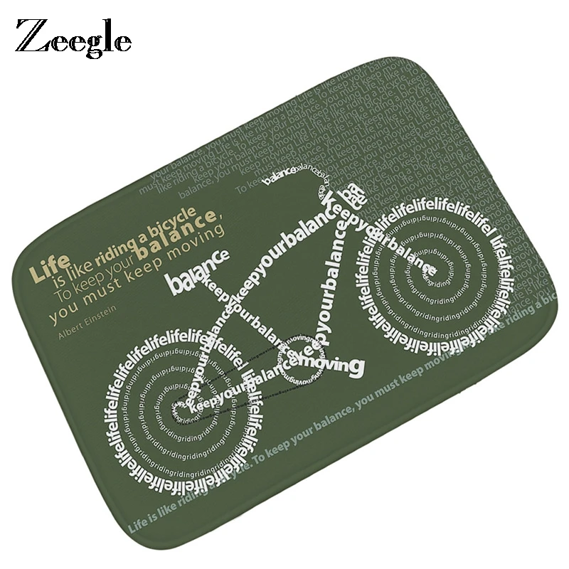 

Zeegle Welcome Mat Outdoor Indoor Decor Printing Soft Door Mat Floor Carpet For Living Room Non-Slip Floor Rugs