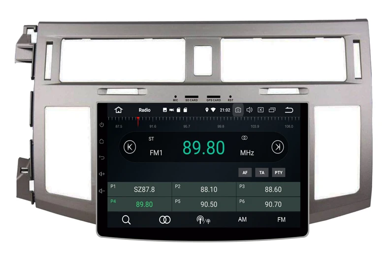 Автомобильный dvd плеер на android 10 для toyota Avalon 2008 2010 автомобильный мультимедийный с