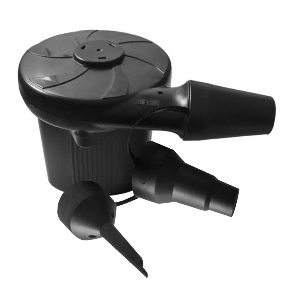 

Portable Electric Air Pump 220V Quick Fill Inflator Pump For Air Mattresses Beds Inflatables Floats Pool With 3 Air Nozzle