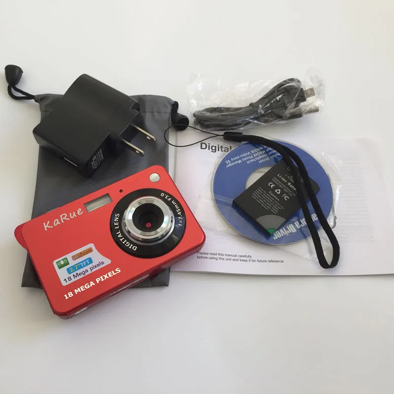 KaRue DC K530I 18Mp Max 5Mp CMOS сенсор цифровые камеры с 8x цифровым зумом и Rechareable литиевой