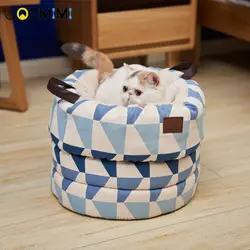 Новое поступление кошка Мягкая пещера удобный коврик спальные мешки для собаки cama para gato Высокое качество зимняя теплая кровать для кошки