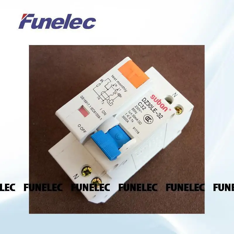 

DPNL 6A 230V~1P+N Residual current Circuit breaker with over current and Leakage protection RCBO