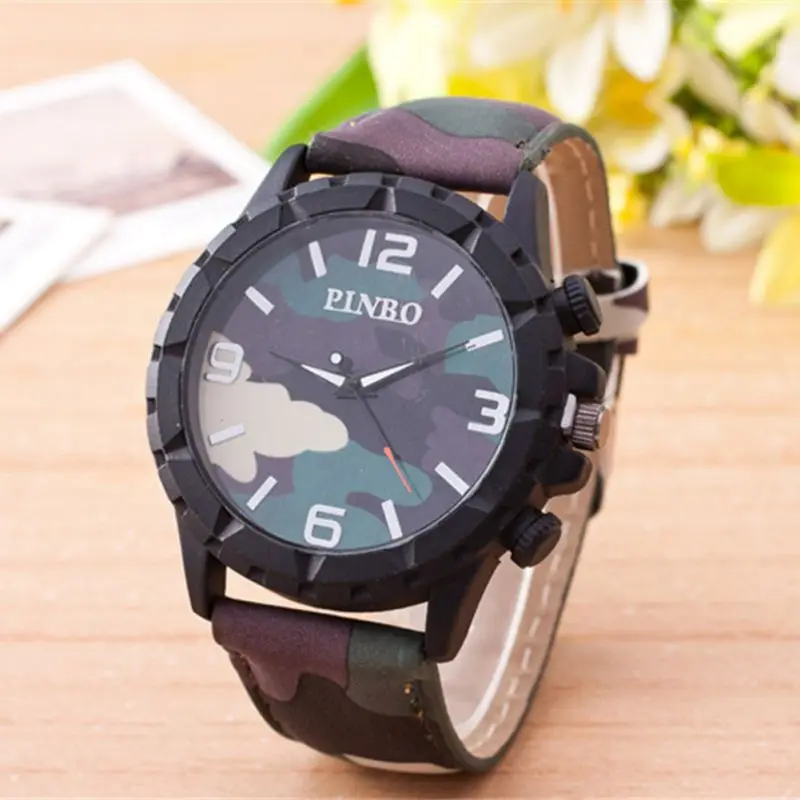 Hot Sale Women Compass Watches Lovers Men Leather Band Quartz Analog