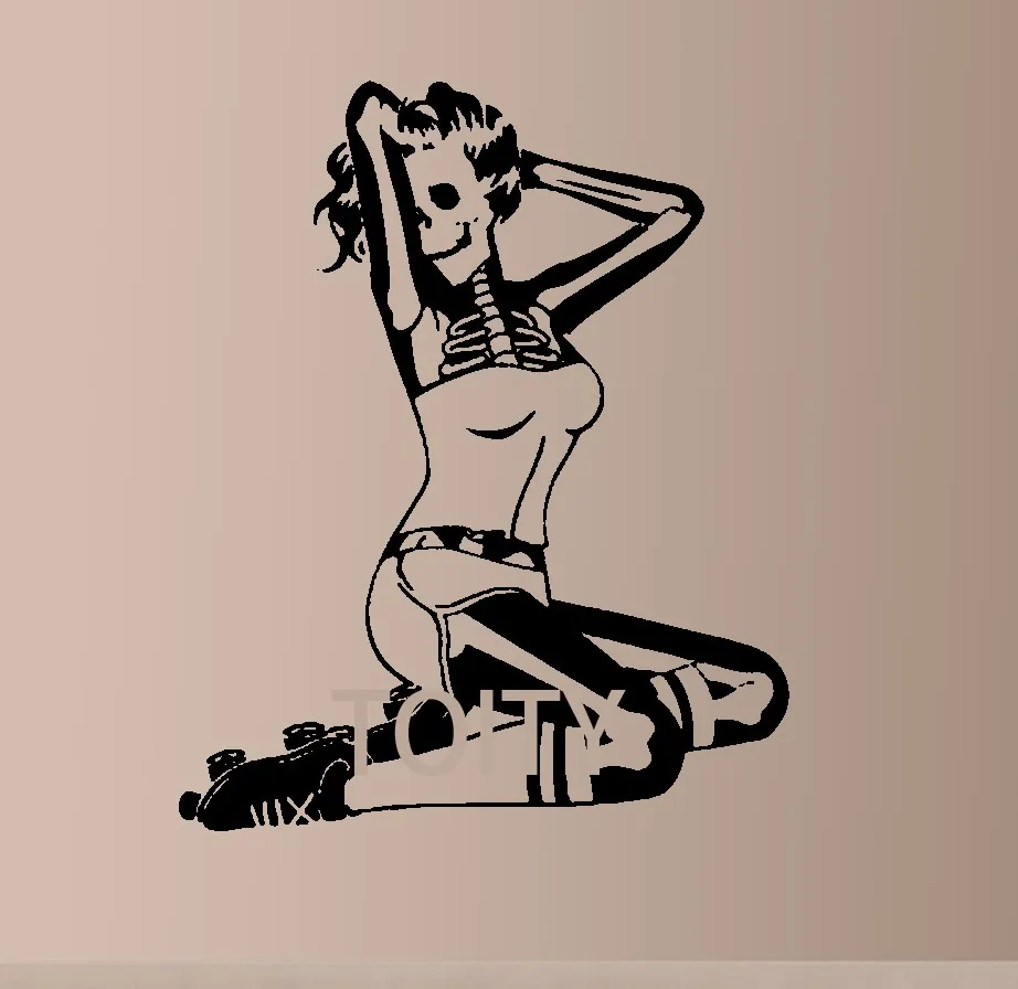 Skeleton Roller Girl GR038_BLACK_COLOUR aa