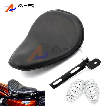 

Seat Saddle cushion & Bracket Springs Mounts Kit for Harley Sportster 883 1200 XL 48 Bobber Chopper Custom Softail Cafe Racer