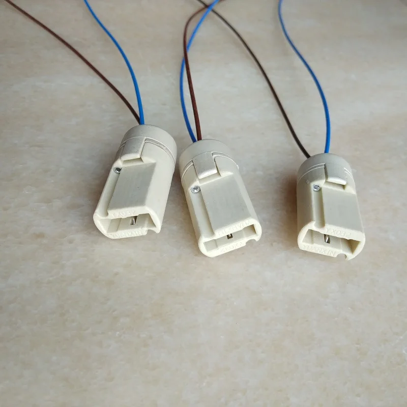 Color: with 20cm wire, Base Type: G9 Kamas 10pieces/lot G9 lampholder Lamp Base with back cover 250V 2A Ceramic Socket G9 Type Halogen Lamp Holder with 18cm teflon wire Color: with 20cm wire, Base Type: G9 Kamas 10pieces/lot G9 lampholder Lamp Base with back cover 250V 2A Ceramic Socket G9 Type Halogen Lamp Holder with 18cm teflon wire