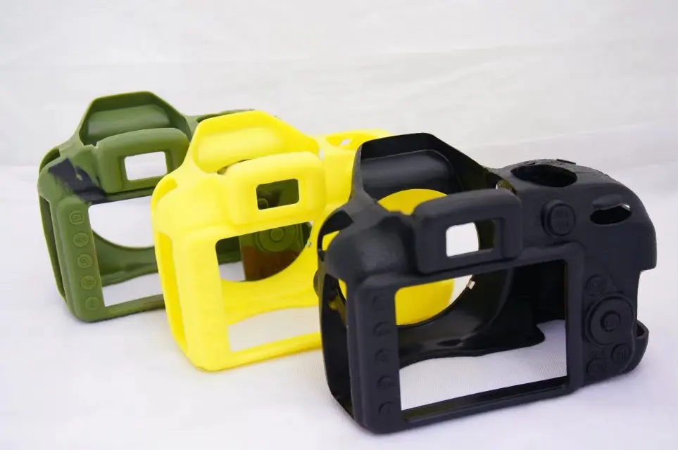 Bolsa de Vídeo para Câmera Dslr Capa de Borracha de Silicone Macio para Nikon D3300 D3100 D3200 D90 D610 D600 Acessórios para Câmeras Digitais
