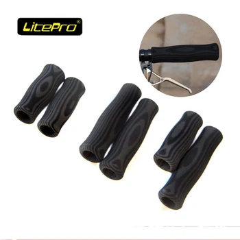 

ultra-light comfortable Anti-Skid Litepro Sponge Bicycle handlebar Grips Sets for Folding bike suitable for rolling/dip handle