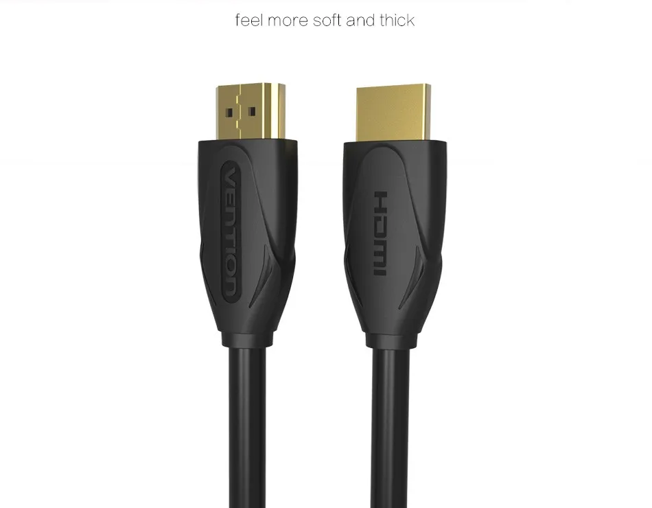 Кабель Vention HDMI 2,0 3D 2160P кабель HDMI 1 м 2 м 3 м 10 м 15 м с Ethernet HDMI адаптер для HDTV ЖК-проектора HDMI 4 к кабель горячий