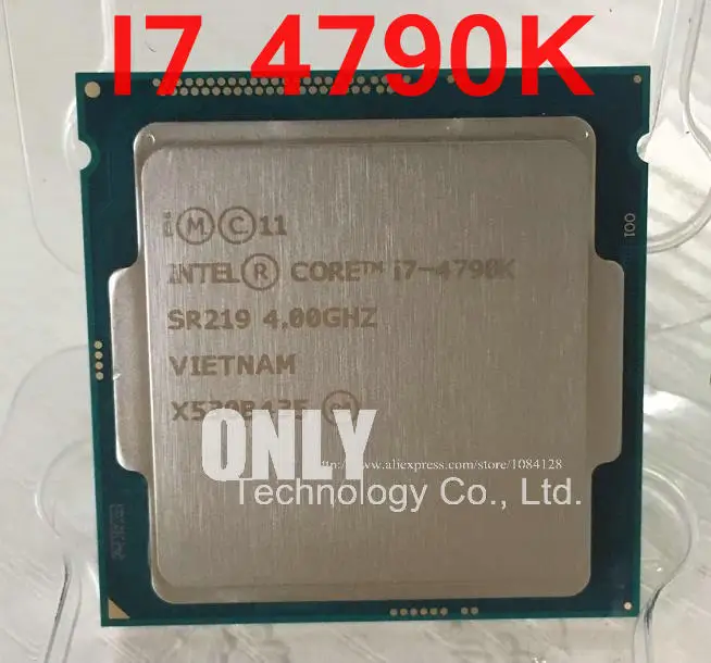 intel i7-4790K i7 4790K(4,0 ГГц/8 Мб/4 ядра/Socket 1150/5 GT/s) четырехъядерный настольный процессор