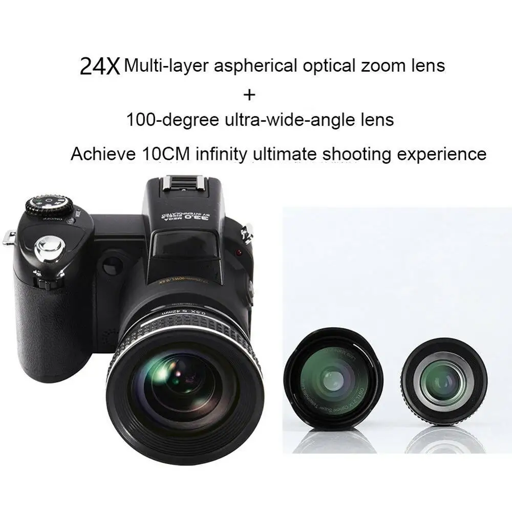 D7100 13MP интерполяция цифровая видеокамера домашняя камера 24X оптический зум