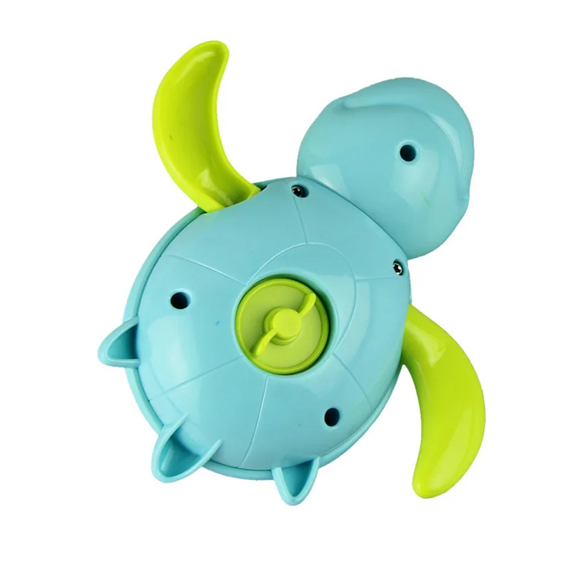 Новорожденных Плавание черепаха заводные цепи Cartooon мелких животных Ванна для маленьких детей Классические игрушки для детей водные игрушки