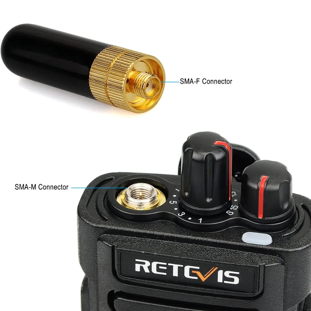 Двухдиапазонная Антенна Retevis RT 805S UHF + VHF|antenna sma-f|walkie talkieradio walkie talkie |