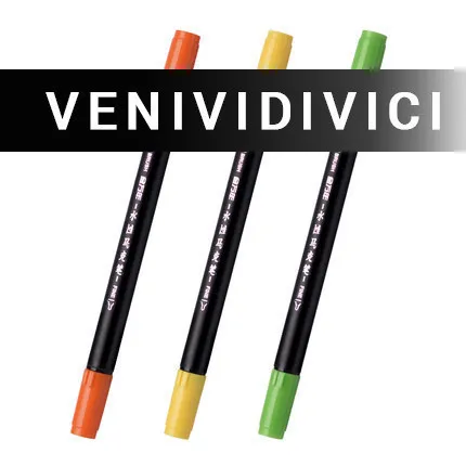 

On Sale Jingwannian Water-solubility 36 Color Soft Or Hard Head Marc Arts Painting Beautiful Student Doodle Pen