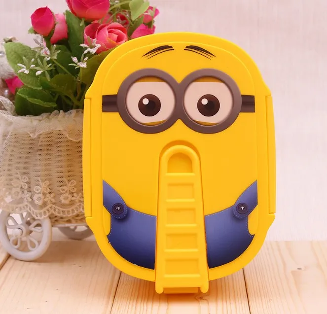 800ml Cartoon Healthy Plastic Bento Box Microwave Oven Lunch Bento Boxes Food Container Dinnerware Kid Child Gifts Lunchbox(China (Mainland))