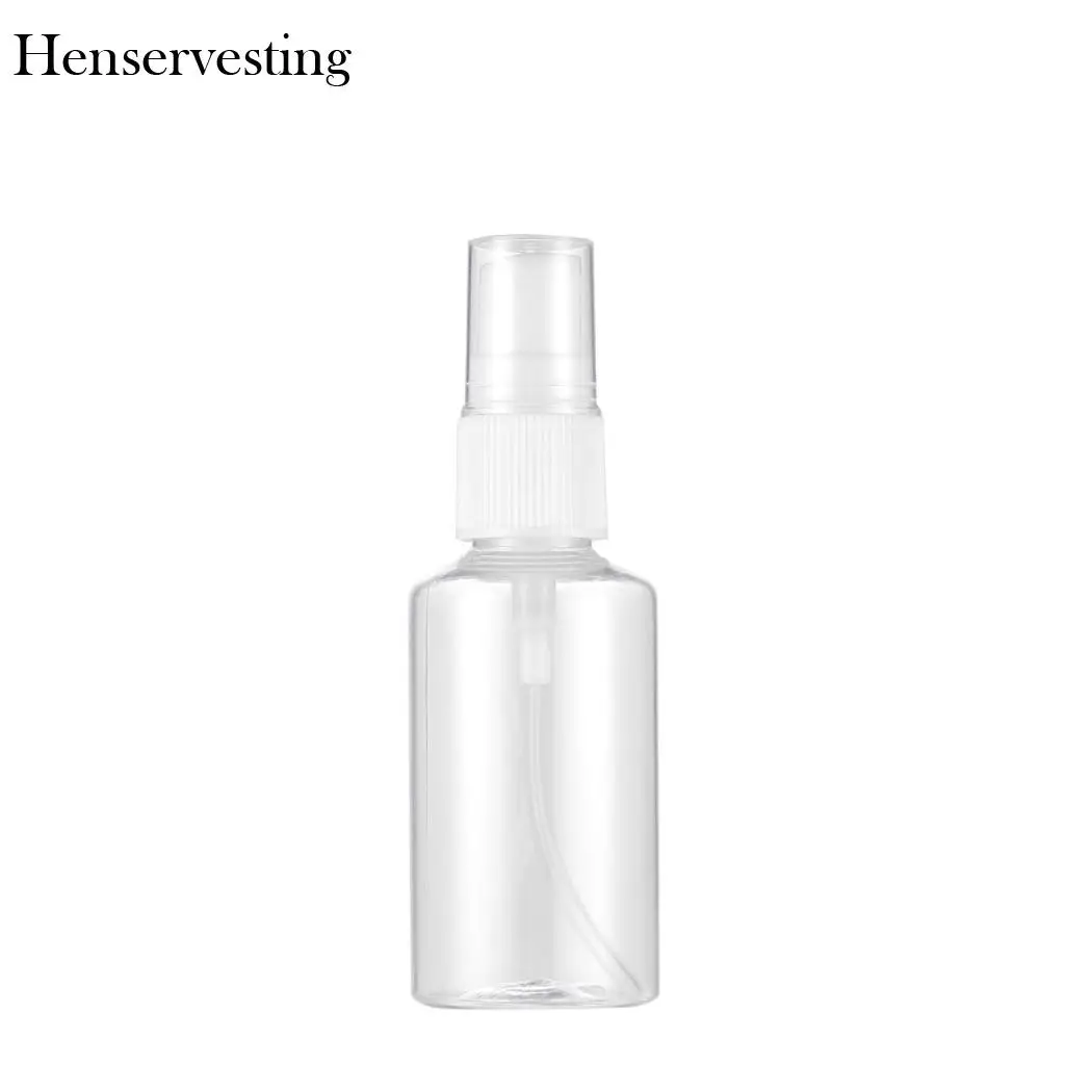 

Travel Spray Refillable Bottles 30/50/75/100ml Empty Clear Plastic Transparent Atomizer Makeup Tools