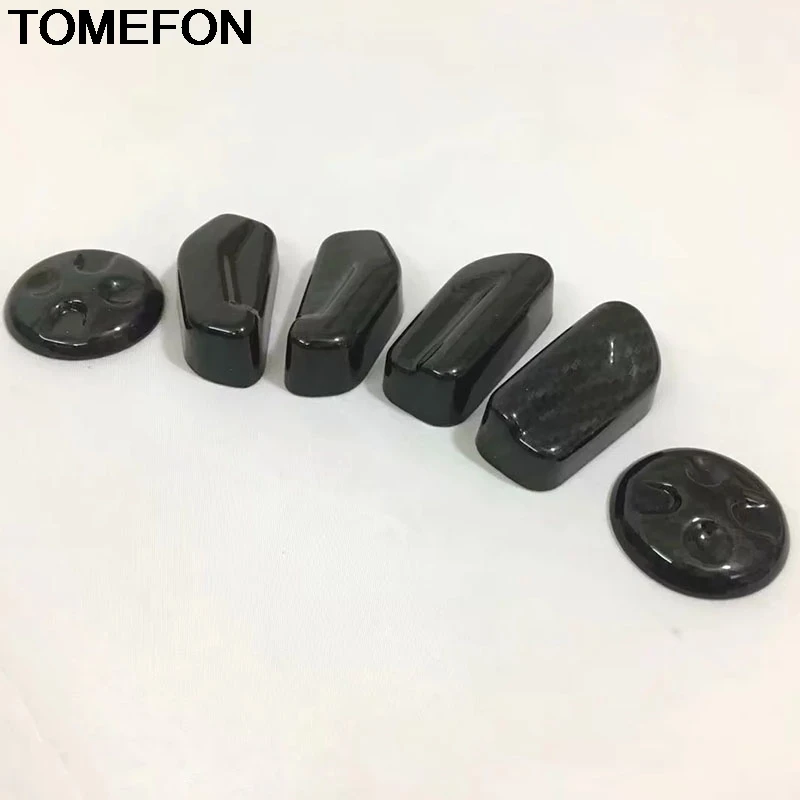

TOMEFON For Peugeot 3008 GT 2017 2018 High Configuration Front Seat Button Adjustment Switch Cover Trim Interior Accessories ABS