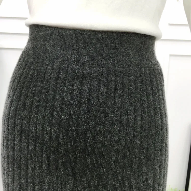 wool skirt grey 06