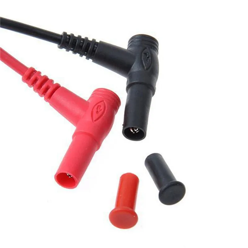 20A 1000V Digital Multimeter Probe Soft-silicone-wire Needle-tip Universal Test Leads with Alligator Clip LED Tester