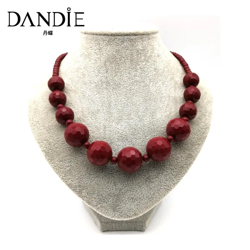 

Dandie Bead Necklace, Female handmade Necklace, Statement Jewelry