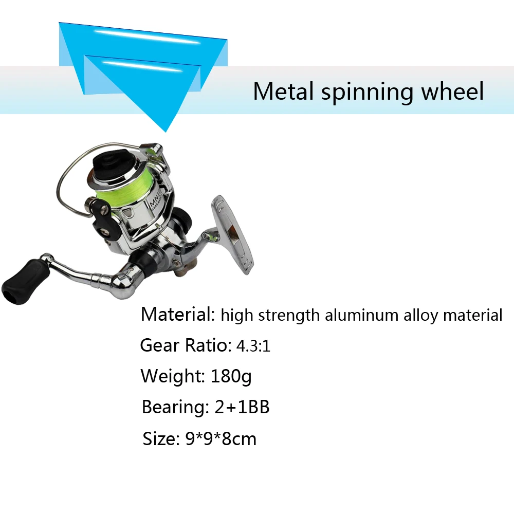 Нержавеющая сталь приманка литье рыболовные катушки мини XM100 Рыболовная катушка 2+ 1 Шариковые Подшипники рыболовные снасти аксессуары