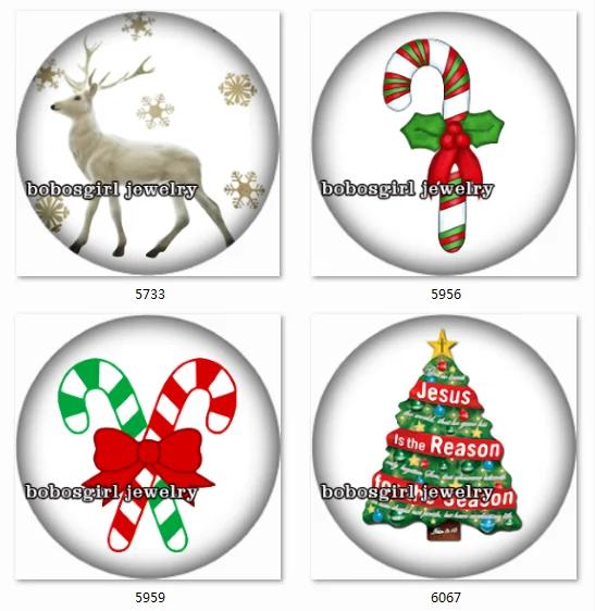 

SN1370 Christmas snap button Jewelry Charm photo glass cabochon