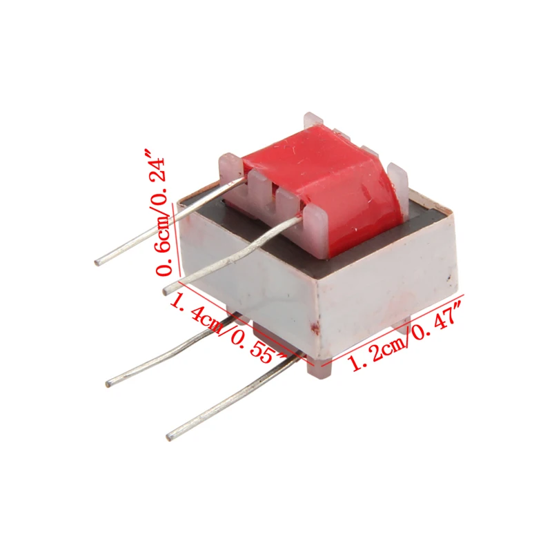

5X Audio Transformers 600:600 Ohm Europe 1:1 EI14 Isolation Transformer Ringing G08 Great Value April 4