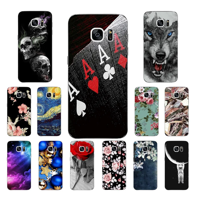For Samsung Galaxy S10 + S4 S8 S9 S6 S7 Edge Plus Phone Cases Shell Luxury Fashion Printing Back Cover G920F G9308 |
