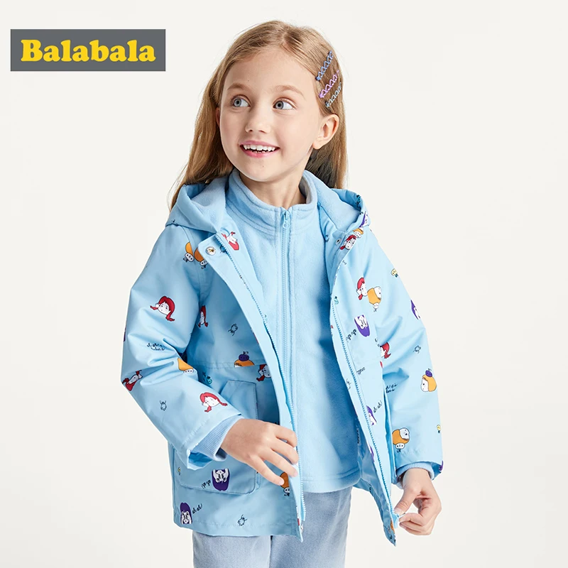 discount  Balabala Children clothing girls coat baby autumn 2019 new Korean version fashion children's cotton