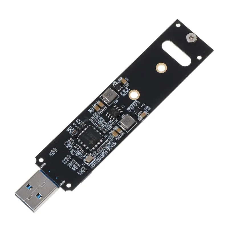 Portable High Performance NVME to USB Adapter M.2 SSD to Type-A Card USB 3.1 Gen 2 Bridge Chip M2 SSD Key M for Windows XP/7/