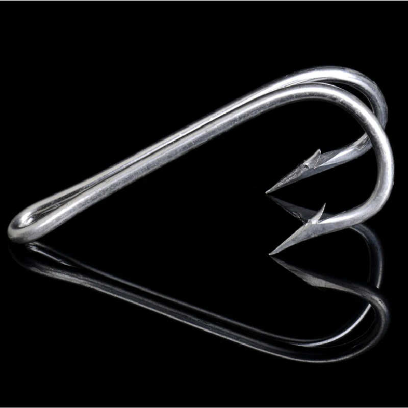 

15pcs 26/0 Stainless Steel Double Fishing Hook Fish Hook Frog Hook