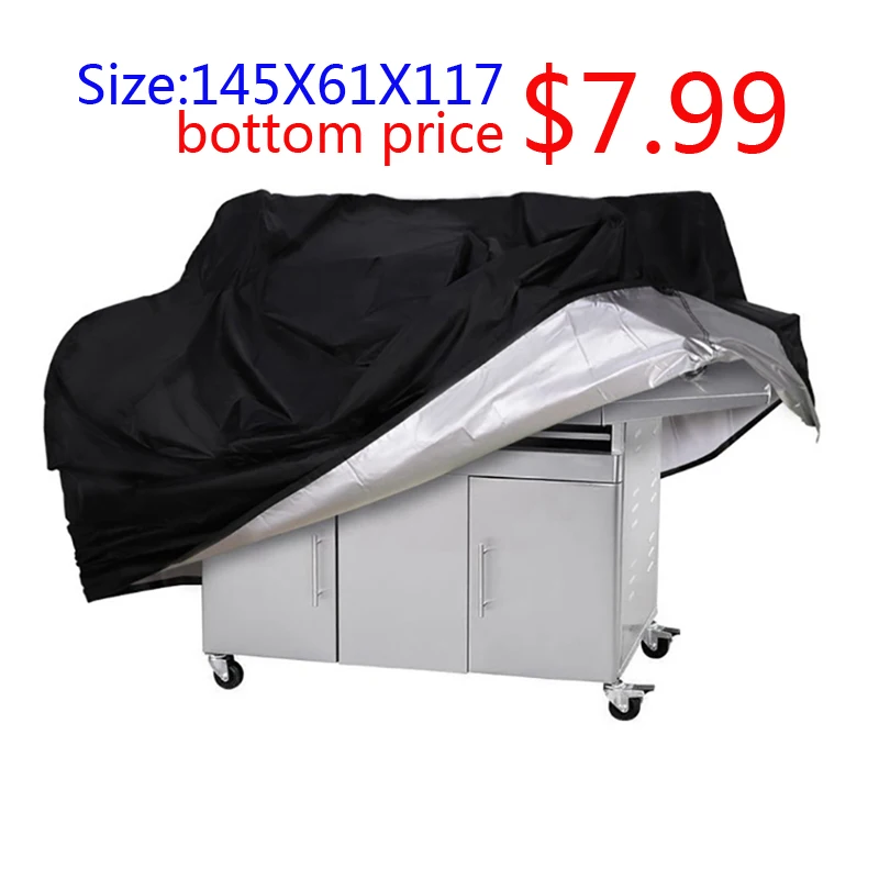 

BBQ Cover Waterproof Grill Accessories Barbecue Covers for Weber Gas Large Barbeque UV Outdoor Garden
