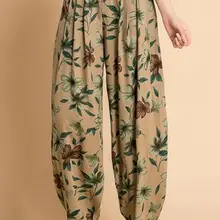 Распродажа, как горячие торты весна женский модный Фонарь Гарун длинные штаны/S-4XL