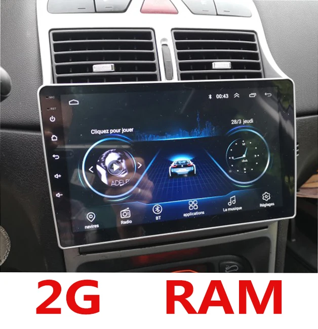 

Android Car DVD Player GPS Navigation Multimedia For peugeot 307 Radio 2002-2013