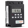 30AMP 12V DC AC 110V 220V AC Weekly Programmable Digital TIME SWITCH Relay Control Timer Din Rail Mount TM616B ► Photo 2/4