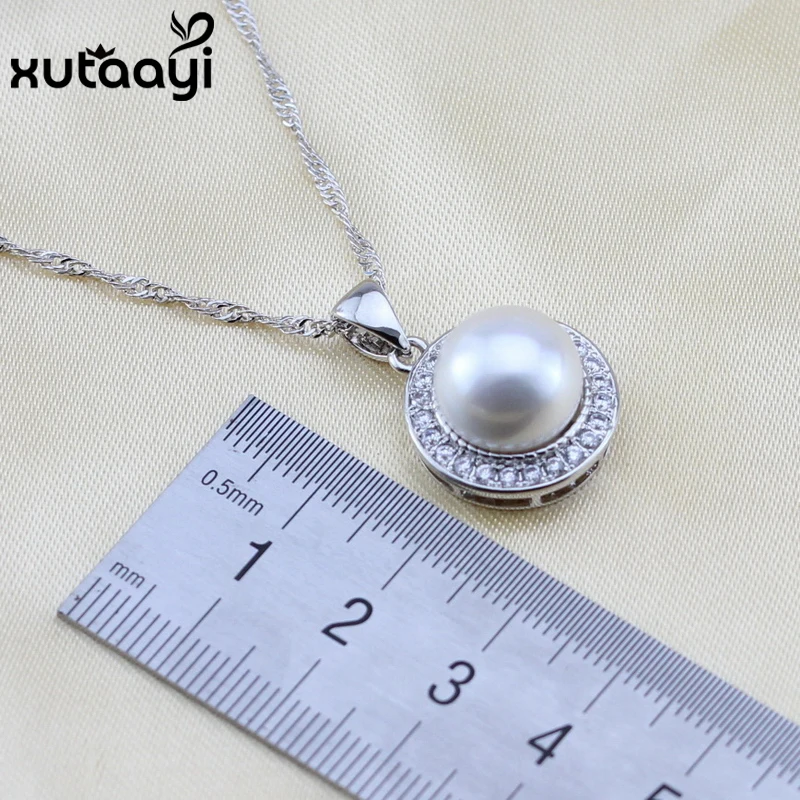 Комплект из колье серёг и кольца с искусственным жемчугом|jewelry sets for women|silver jewelry