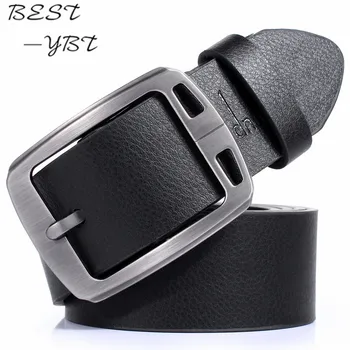 

Free Shipping Hotsale Strap Male Faux Leather Strap Fashionable Casual Wide Cowhide Belt Pin Buckle Black Belt