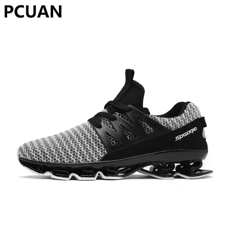 

2018 summer new blade breathable mesh men's walking shoes wear comfortable playing shoes
