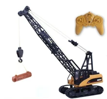 Novo brinquedo educativo 157 controle remoto RC construção caminhão Escavadeira Escavadeira sobre esteiras modelo brinquedo carro Elétrico kid criança melhor presente
