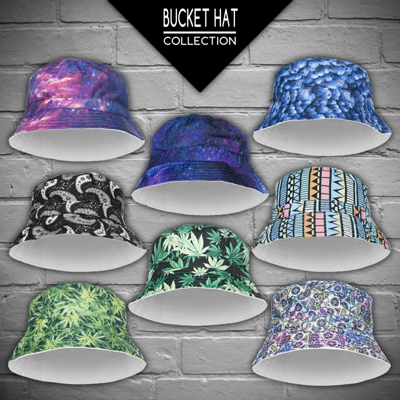 Men's Galaxy Weed Bucket Hat 2015 