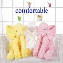 60cm Baby Plush Elephant Toys With Blanket Soft Toys Stuffed Animal Elephant Dolls For Baby Kids