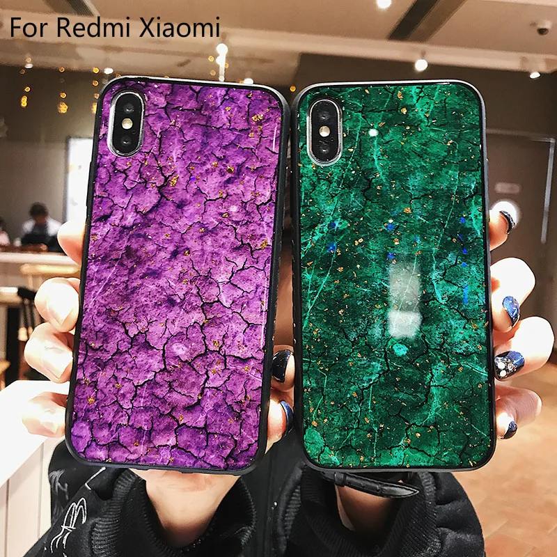 Мрамор золото Фольга задняя крышка для Xiaomi 9 Redmi 4X 4A 5 пию 5A 6 6A 6Pro 7 7A Note 4/Note S2 K20 GO Pro