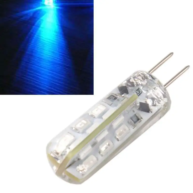 

Mini G4LED bead 12V blue light bulb high brightness crystal Lantern Festival energy source