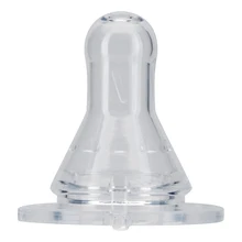 Соска молочная силиконовая классическая КУРНОСИКИ быстрый поток, 6+, 2 шт